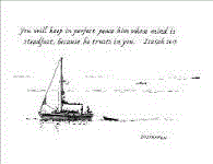 Maine boat with dinghy