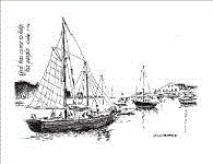 Maine sailboat